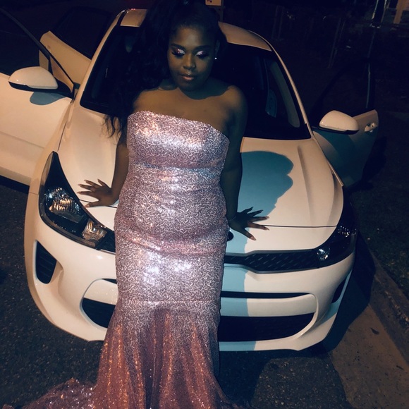 Sequin Prom Gown - Picture 4 of 4